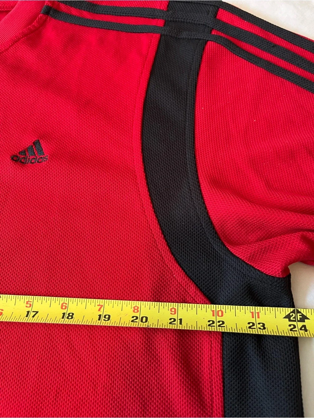 Adidas Men’s Red Performance Short Sleeve Training Shirt